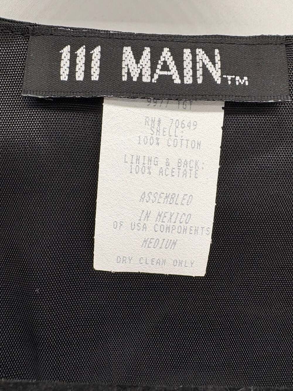 🎃 Vintage 111 Main Halloween Patchwork Vest Medium - Picture 2 of 5